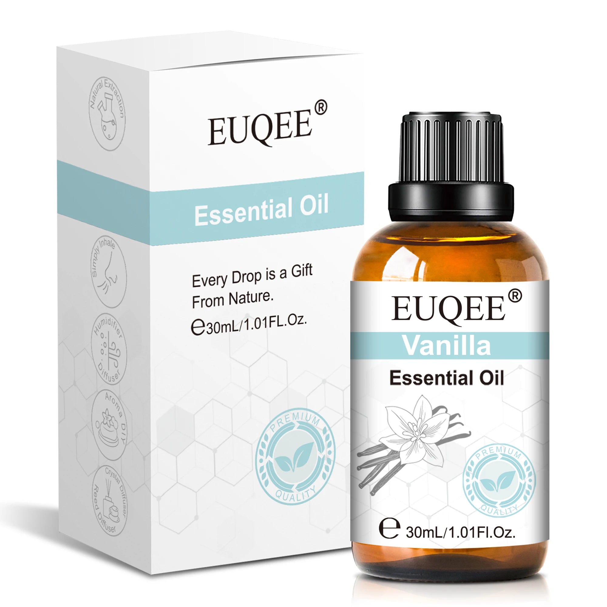 FreshFlow Pure Essential Oil, 30ml amber glass bottle
