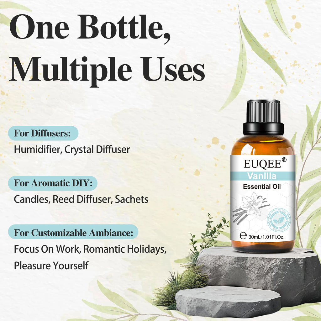 FreshFlow Pure Essential Oil, 30ml amber glass bottle