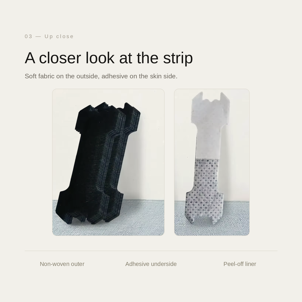 Enhanced Adhesion Nasal Strips